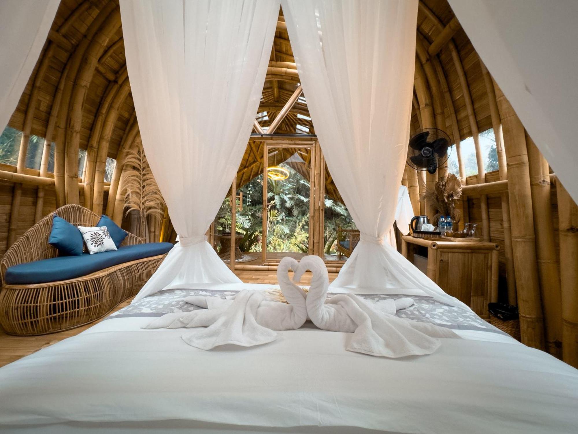 Bamboo House - Ecobreeze Villa Sidemen  Exteriör bild