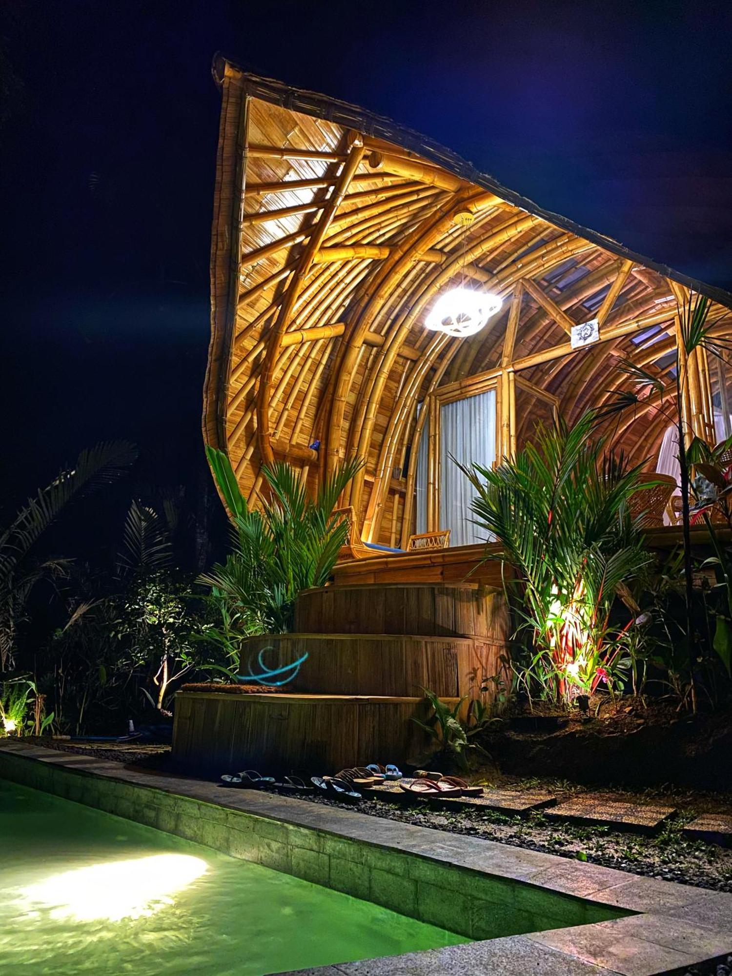 Bamboo House - Ecobreeze Villa Sidemen  Exteriör bild