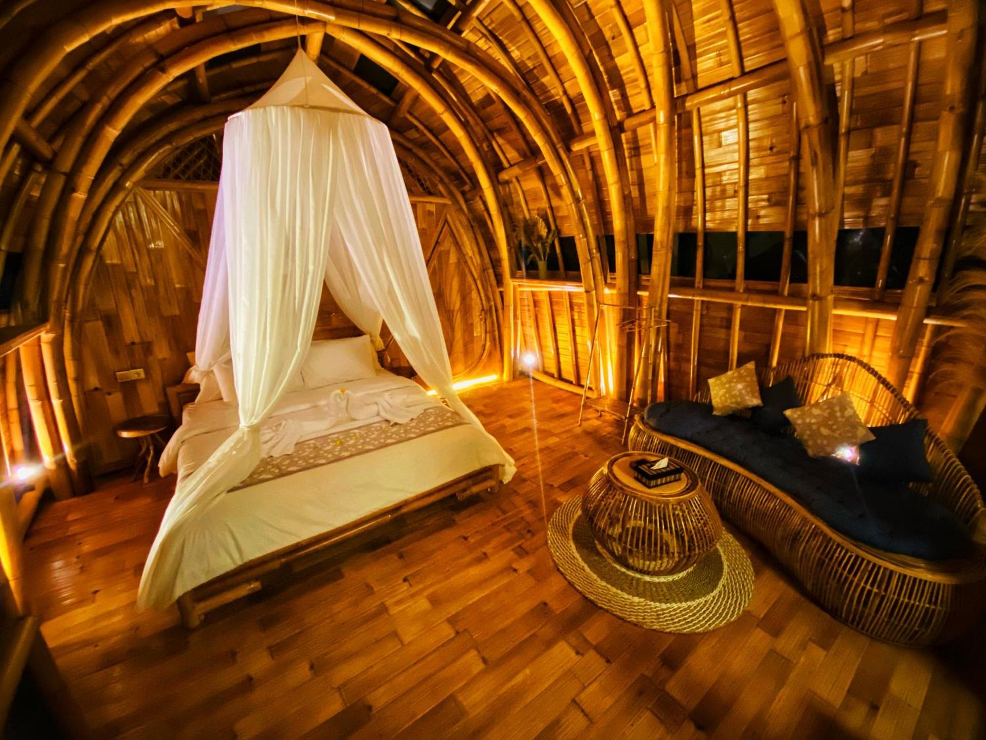 Bamboo House - Ecobreeze Villa Sidemen  Exteriör bild