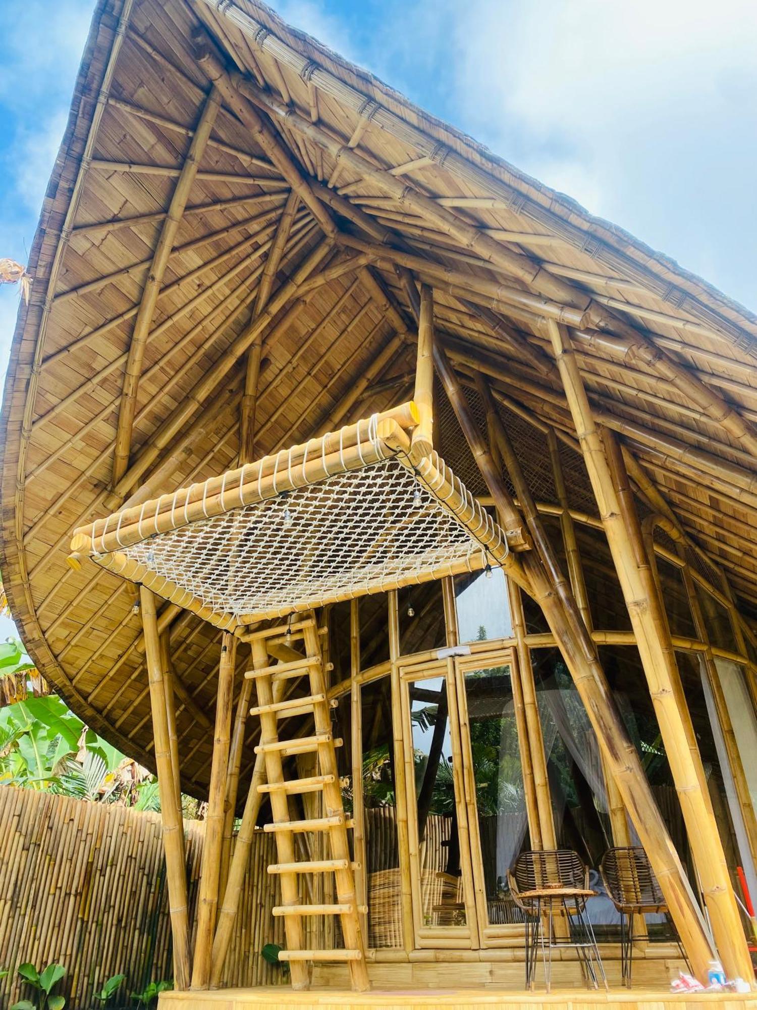 Bamboo House - Ecobreeze Villa Sidemen  Exteriör bild