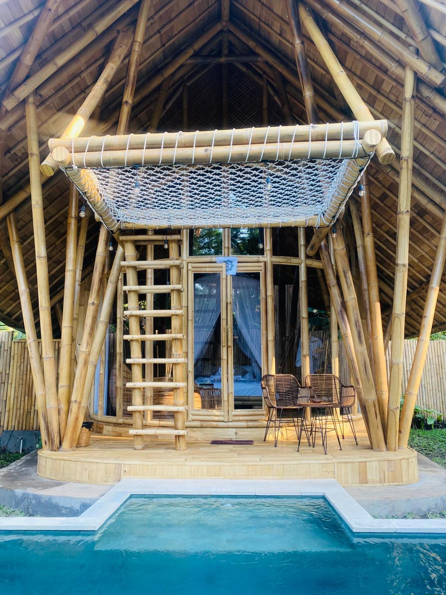 Bamboo House - Ecobreeze Villa Sidemen  Exteriör bild