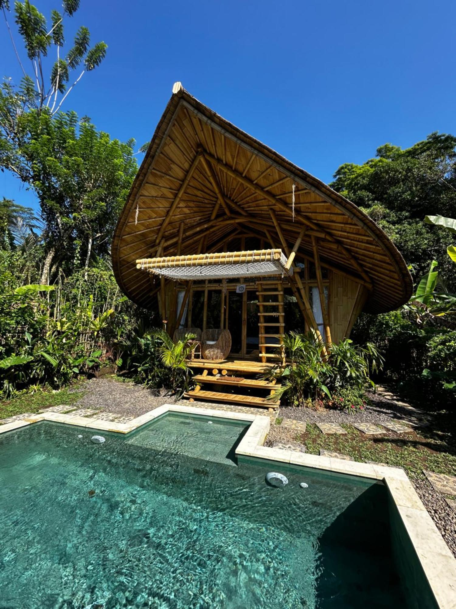 Bamboo House - Ecobreeze Villa Sidemen  Exteriör bild