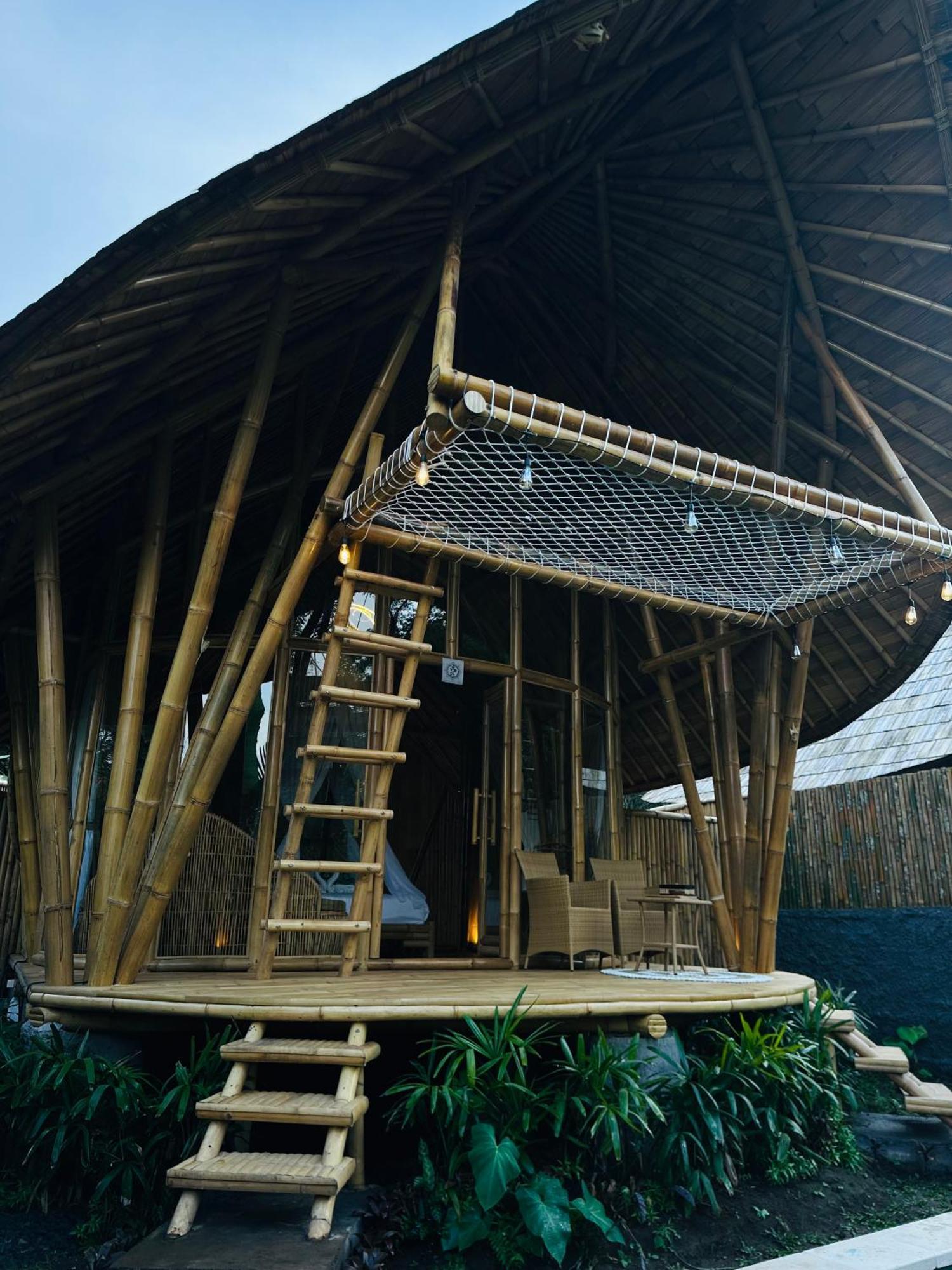 Bamboo House - Ecobreeze Villa Sidemen  Exteriör bild