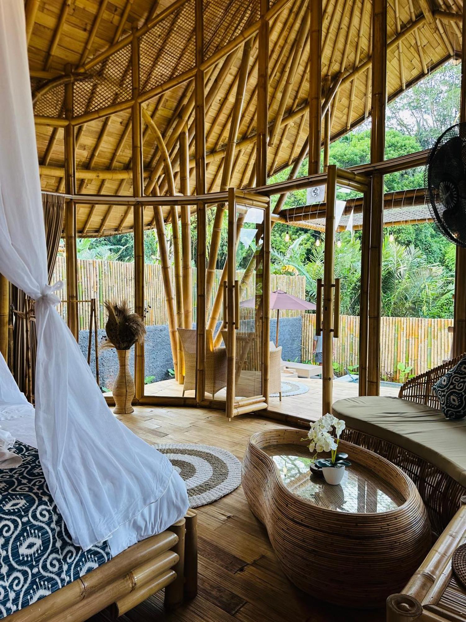 Bamboo House - Ecobreeze Villa Sidemen  Exteriör bild