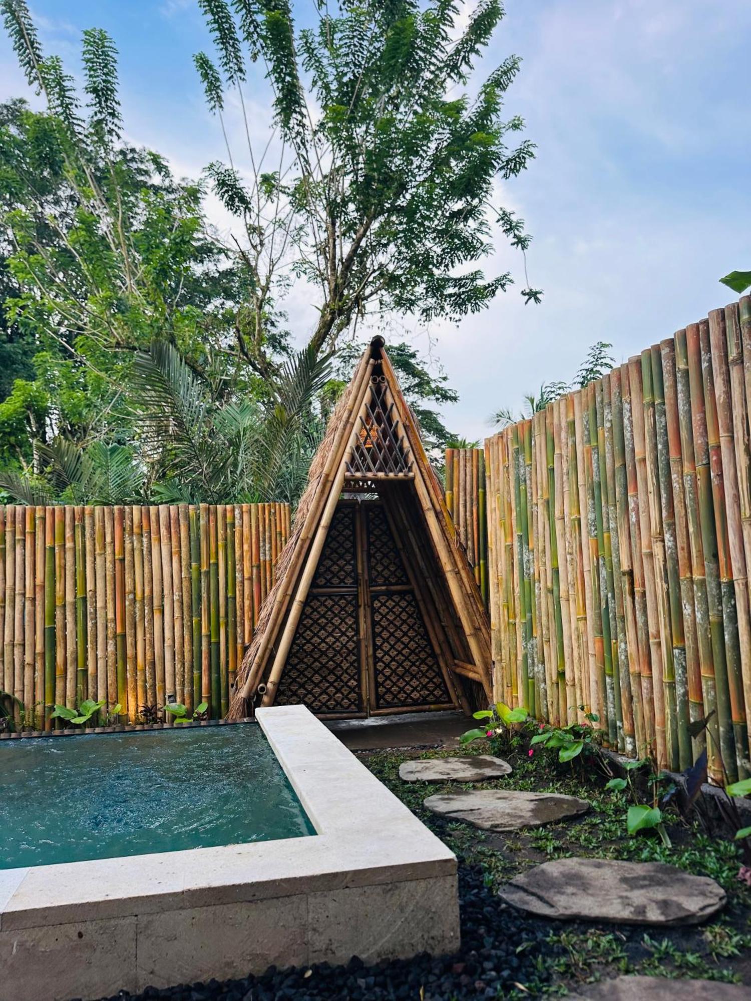 Bamboo House - Ecobreeze Villa Sidemen  Exteriör bild
