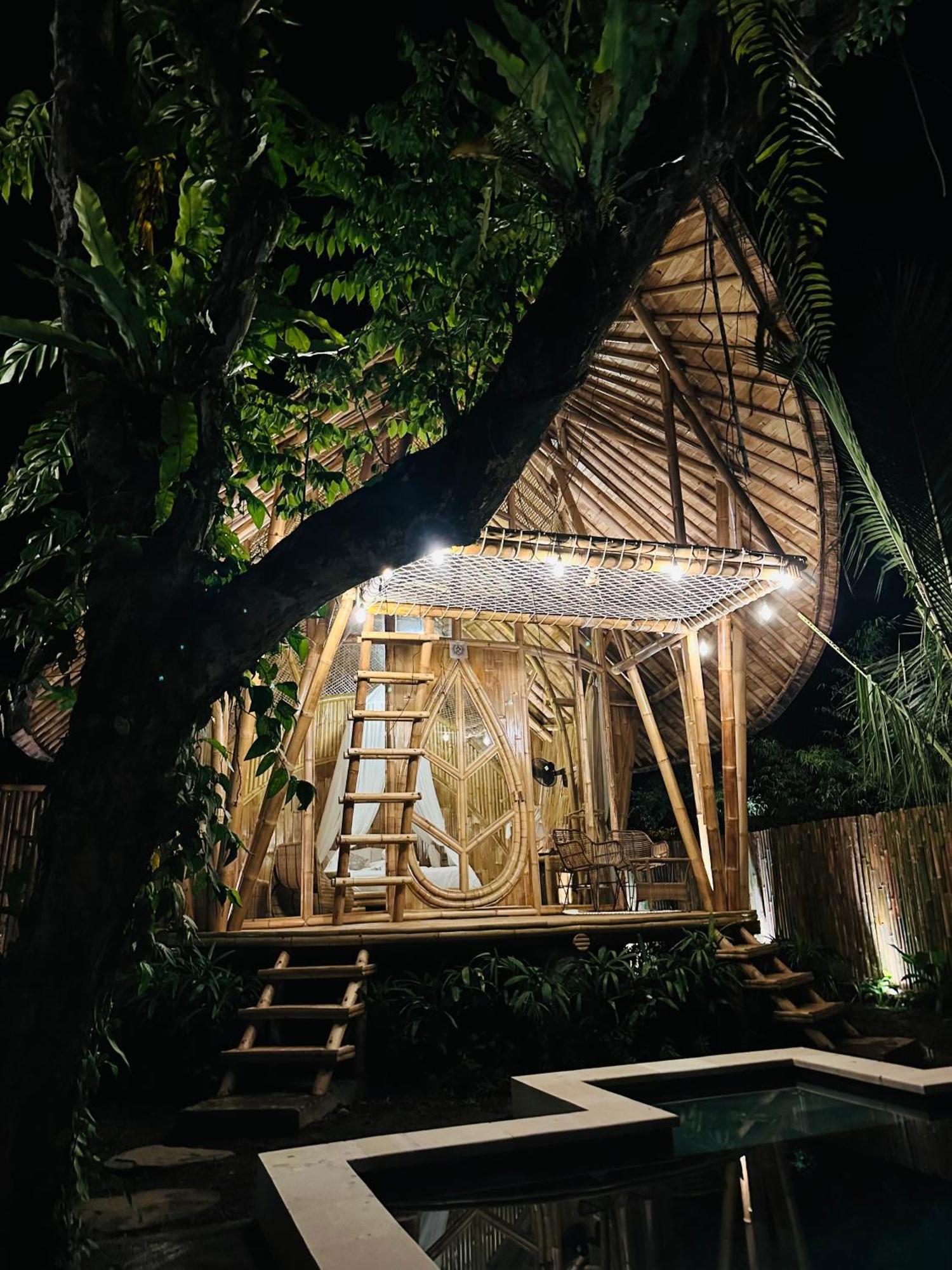 Bamboo House - Ecobreeze Villa Sidemen  Exteriör bild