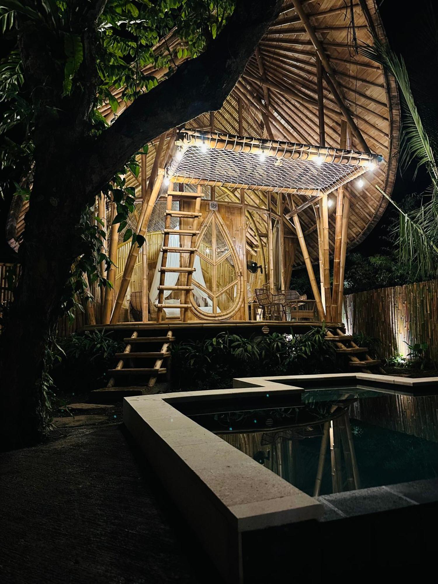 Bamboo House - Ecobreeze Villa Sidemen  Exteriör bild